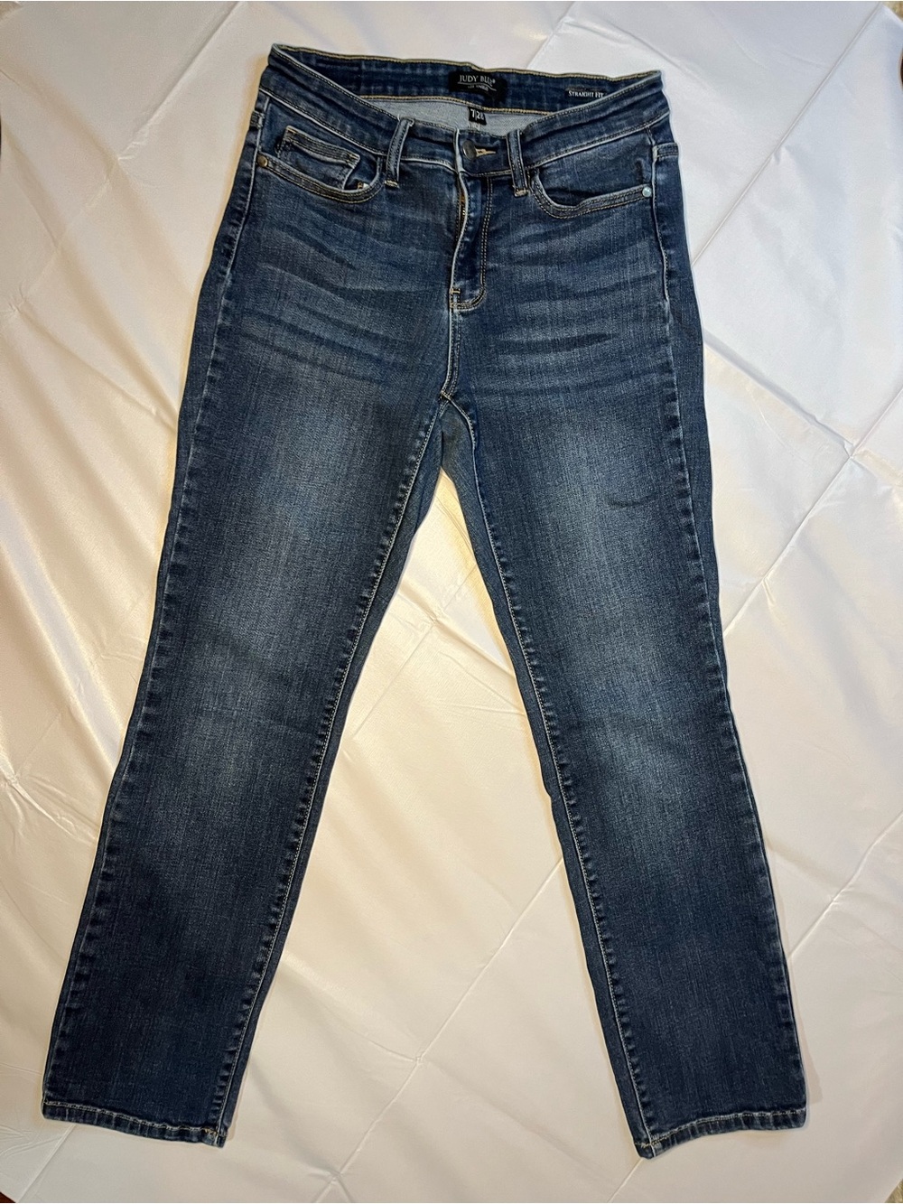 Judy Blue Mid-Dark Blue Skinny Jeans